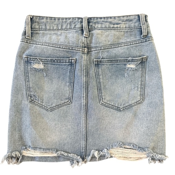 VERVET Blue A-line Mini Skirt for Casual Days-like new condition & adorable! 🥰 - Picture 5 of 5